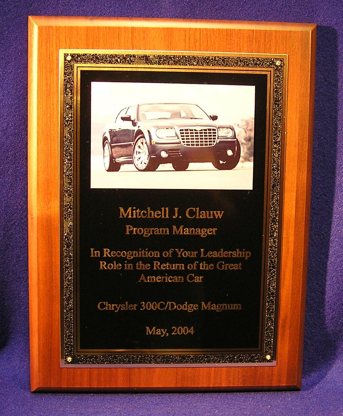 Dodge Plaque